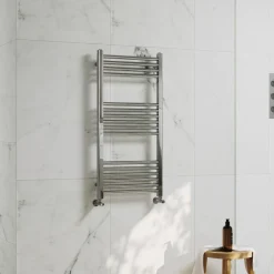 Toasty Glow Premium Chrome 25mm Heated Towel Rail