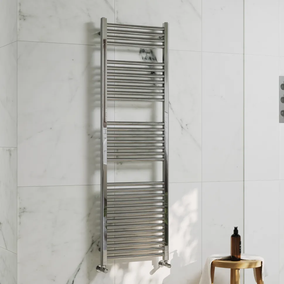 Toasty Glow Premium Chrome 25mm Heated Towel Rail
