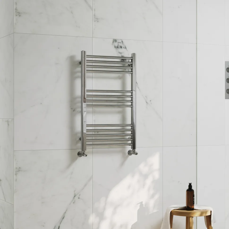 Toasty Glow Premium Chrome 25mm Heated Towel Rail