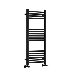 Toasty Glow Premium Matt Black 25mm Heated Towel Rail