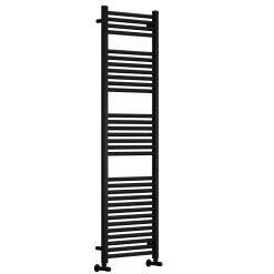 Toasty Glow Premium Matt Black 25mm Heated Towel Rail