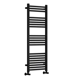 Toasty Glow Premium Matt Black 25mm Heated Towel Rail
