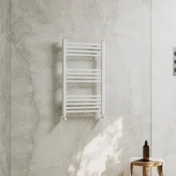 Toasty Glow Premium Matt White 25mm Heated Towel Rail