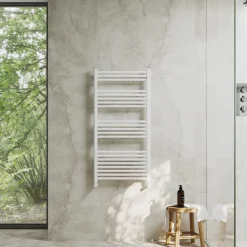 Toasty Glow Premium Matt White 25mm Heated Towel Rail