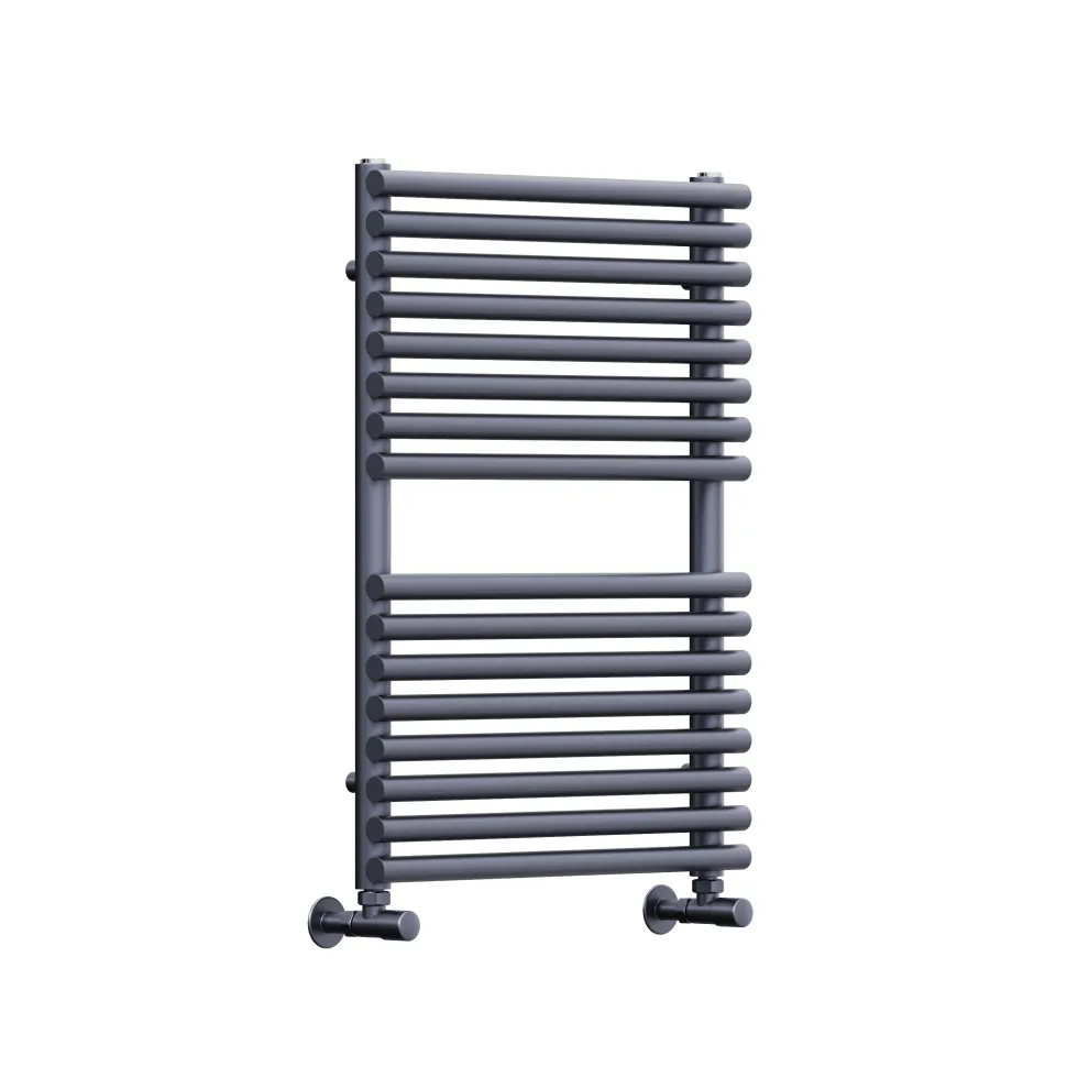 Toasty Halo Anthracite Bar on Bar Heated Towel Rail