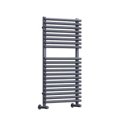Toasty Halo Anthracite Bar on Bar Heated Towel Rail