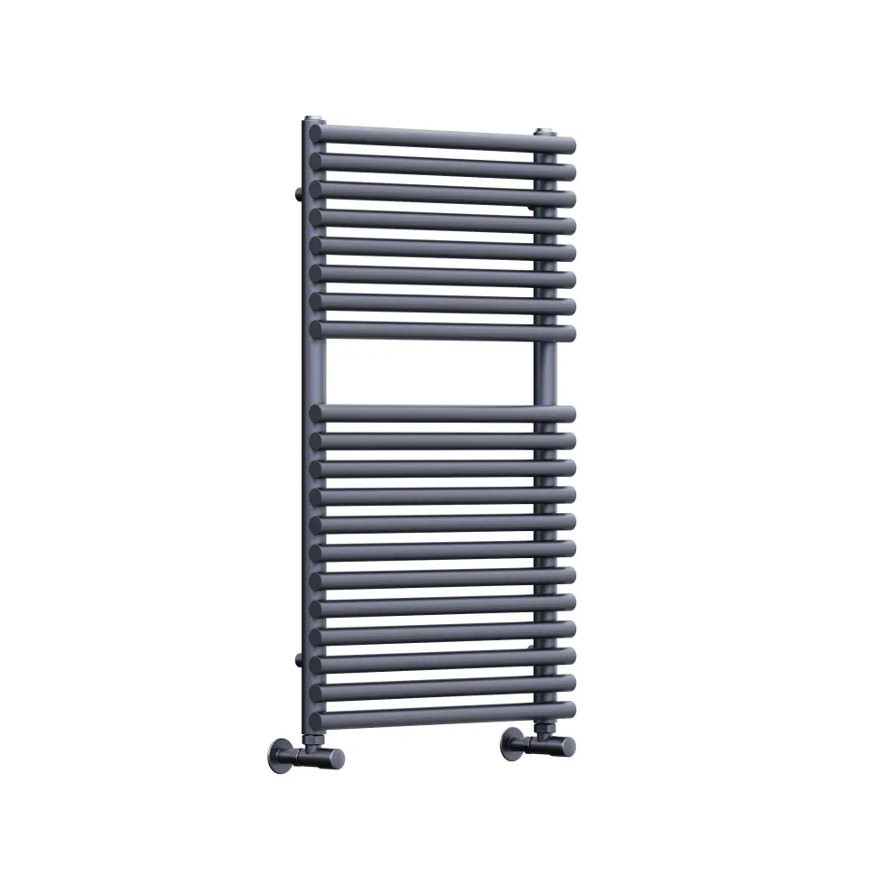 Toasty Halo Anthracite Bar on Bar Heated Towel Rail