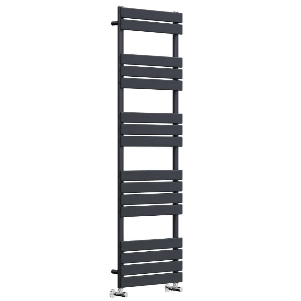 Toasty Hush Anthracite Flat Panel Heated Towel Rail