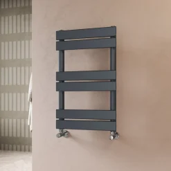 Toasty Hush Anthracite Flat Panel Heated Towel Rail
