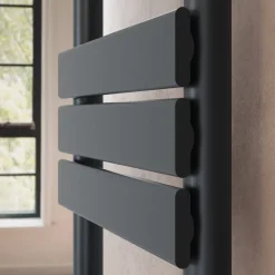 Toasty Hush Anthracite Flat Panel Heated Towel Rail
