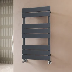 Toasty Hush Anthracite Flat Panel Heated Towel Rail