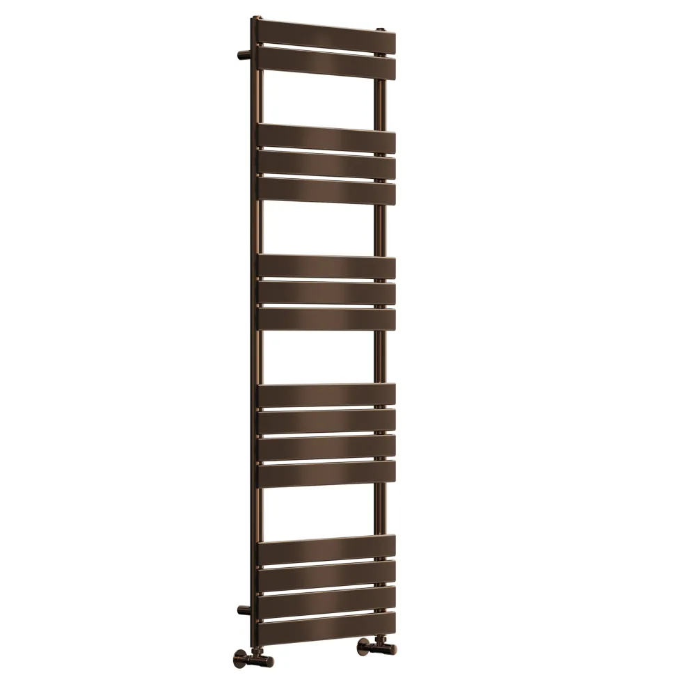 Toasty Hush Brushed Bronze Flat Panel Heated Towel Rail
