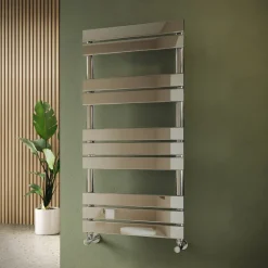 Toasty Hush Chrome Flat Panel Heated Towel Rail