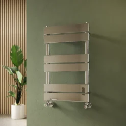 Toasty Hush Chrome Flat Panel Heated Towel Rail