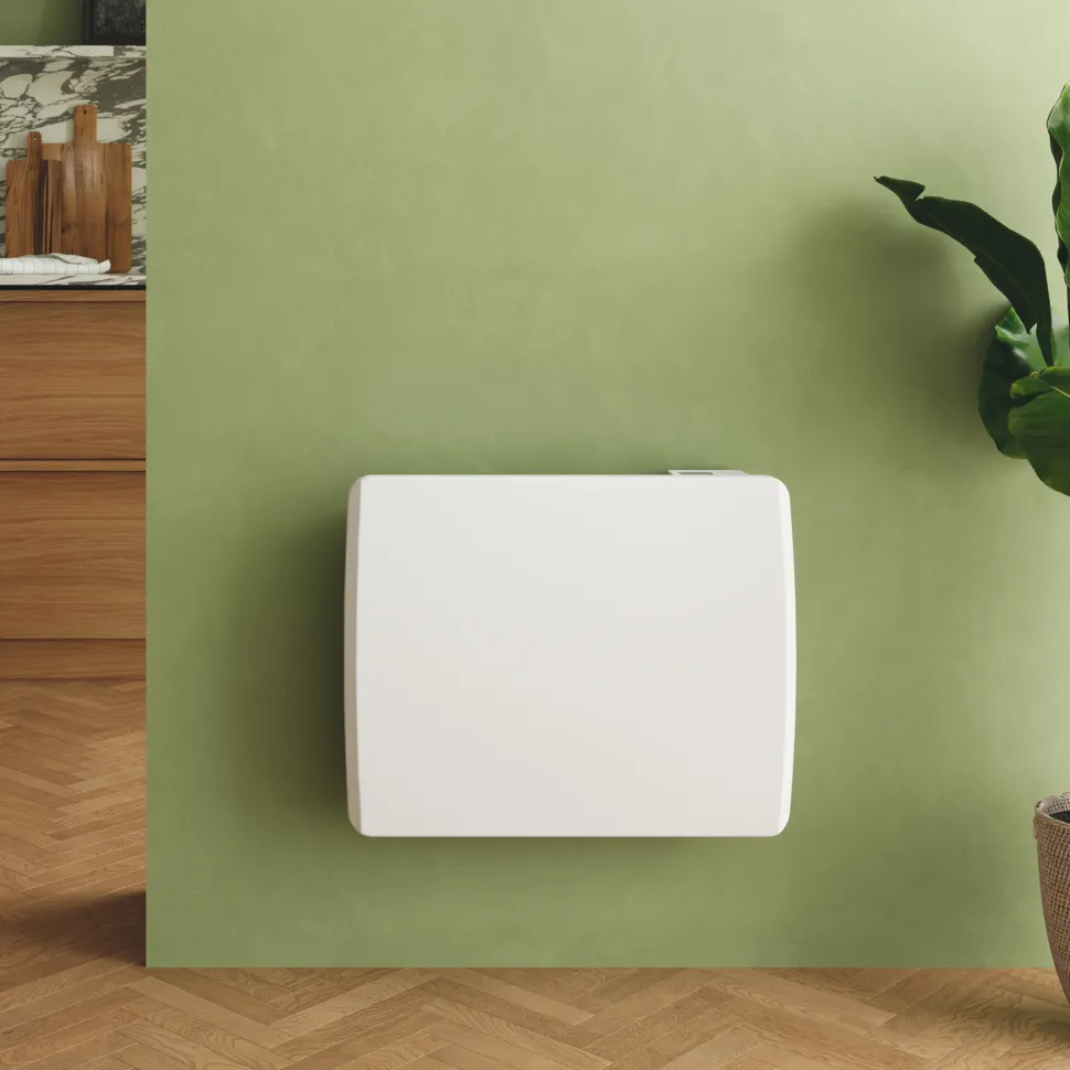 Toasty Lume Matt White Electric Radiator