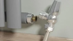 Toasty Manual Shut Off Radiator Valves - Chrome