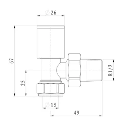 Toasty Matt White Round Manual Valve