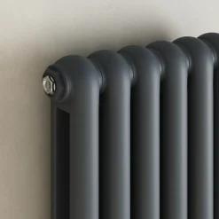 Toasty Mellow Anthracite Vertical 2 Column Radiator
