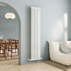 Toasty Mellow White Vertical 2 Column Radiator