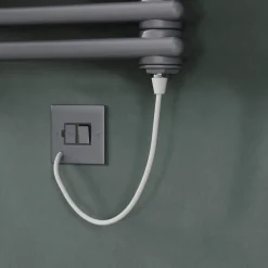 Toasty Montford Anthracite Traditional Column Electric Heated Towel Rail with Heating Element