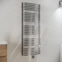 Toasty Nest Chrome Electric Heated Towel Rail with Heating Element