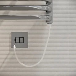 Toasty Nest Chrome Electric Heated Towel Rail with Heating Element