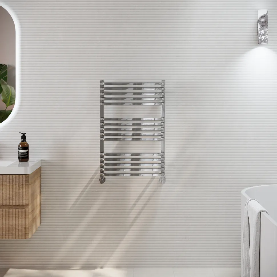 Toasty Nest Chrome Heated Towel Rail
