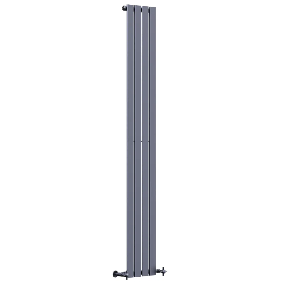 Toasty Radiance Anthracite Flat Panel Vertical Radiator
