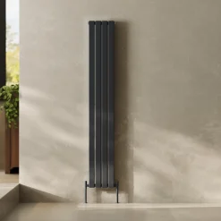 Toasty Radiance Anthracite Flat Panel Vertical Radiator