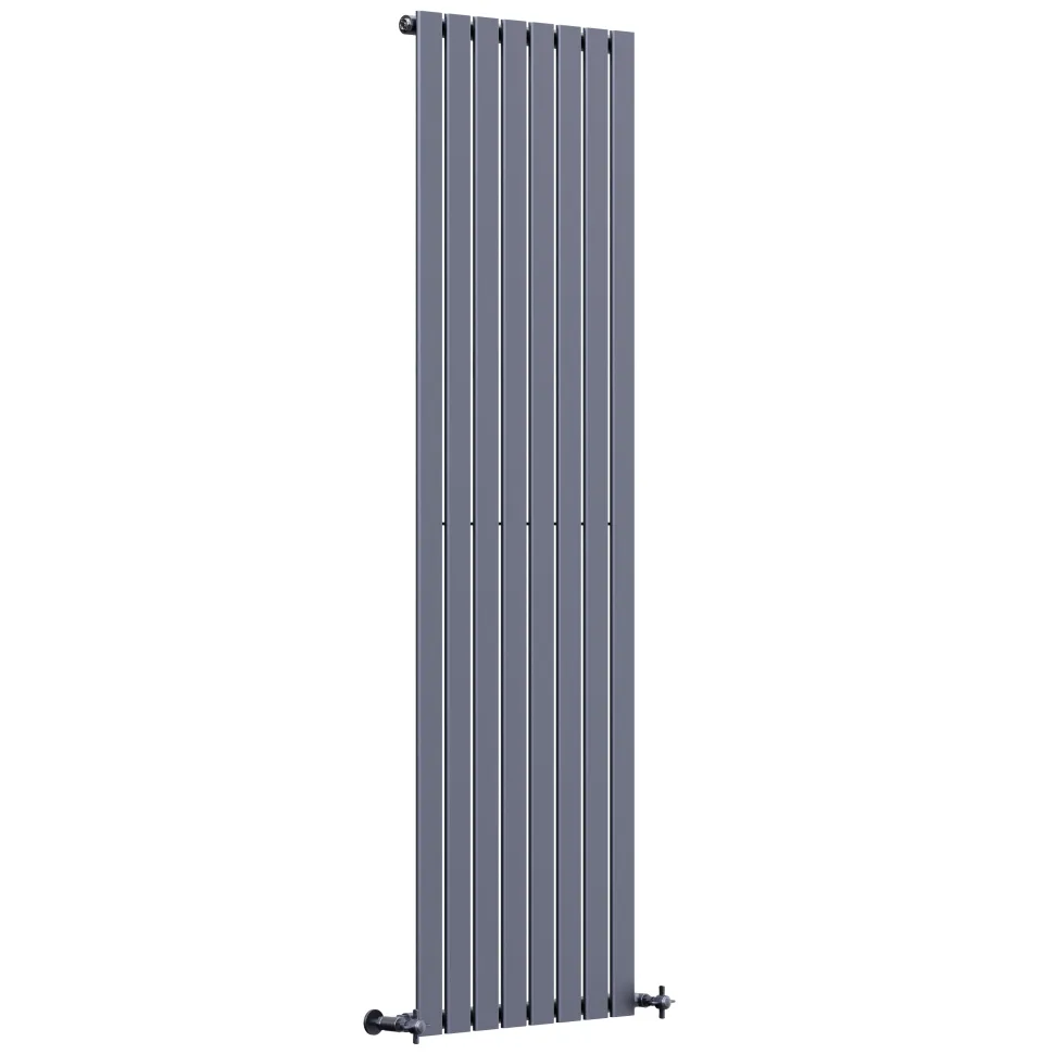 Toasty Radiance Anthracite Flat Panel Vertical Radiator