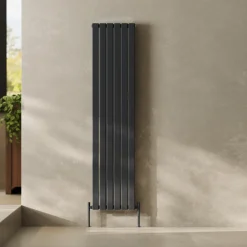 Toasty Radiance Anthracite Flat Panel Vertical Radiator