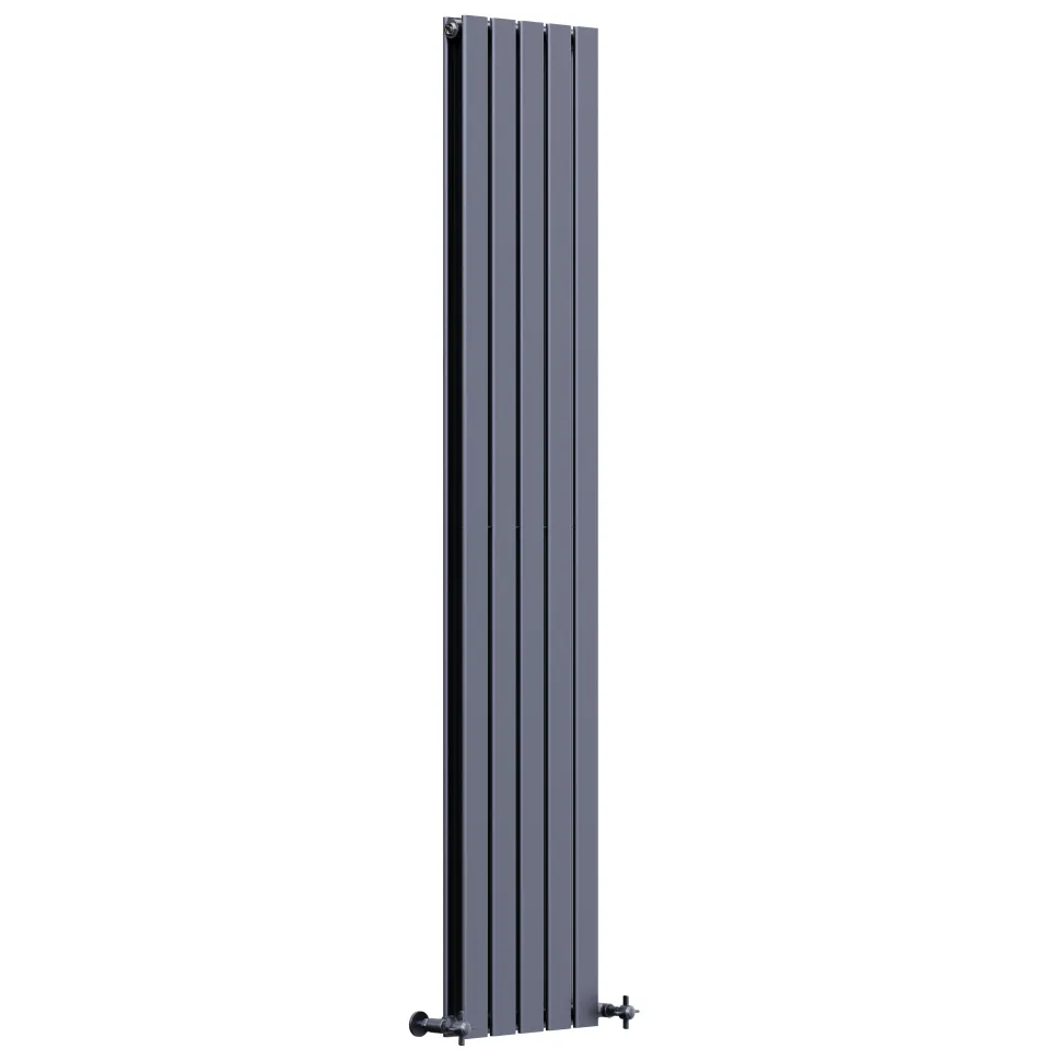 Toasty Radiance Anthracite Flat Panel Vertical Radiator