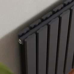 Toasty Radiance Anthracite Flat Panel Horizontal Radiator