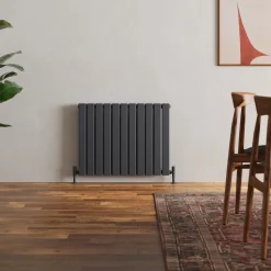 Toasty Radiance Anthracite Flat Panel Horizontal Radiator