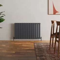 Toasty Radiance Anthracite Flat Panel Horizontal Radiator