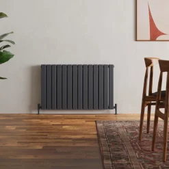 Toasty Radiance Anthracite Flat Panel Horizontal Radiator