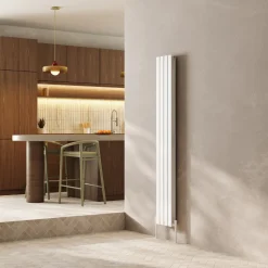 Toasty Radiance White Flat Panel Vertical Radiator
