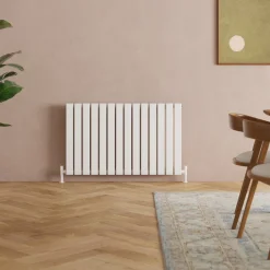 Toasty Radiance White Flat Panel Horizontal Radiator