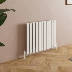 Toasty Radiance White Flat Panel Horizontal Radiator