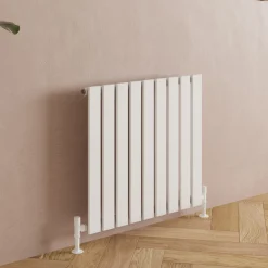Toasty Radiance White Flat Panel Horizontal Radiator