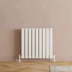 Toasty Radiance White Flat Panel Horizontal Radiator