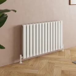 Toasty Radiance White Flat Panel Horizontal Radiator