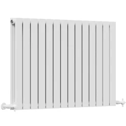 Toasty Radiance White Flat Panel Horizontal Radiator