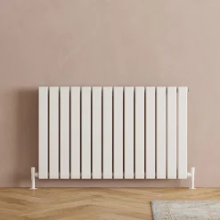 Toasty Radiance White Flat Panel Horizontal Radiator