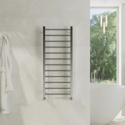 Toasty Rise Chrome Heated Towel Rail
