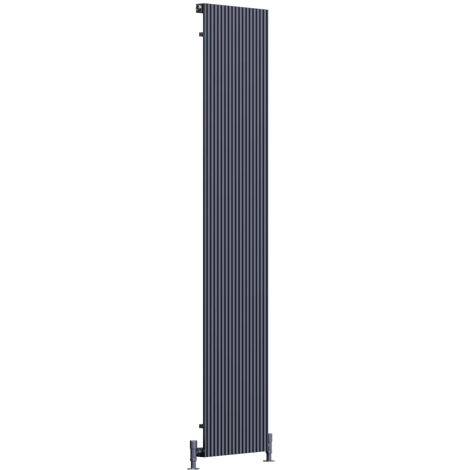 Toasty Strata Anthracite Aluminium Vertical Radiator