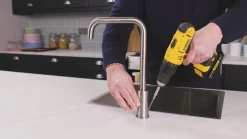 Top-Fix Vito Mono Kitchen Mixer Tap with L Neck Spout