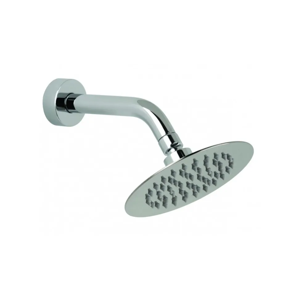 Vado Aquablade 150mm Fixed Slimline Shower Head with Shower Arm