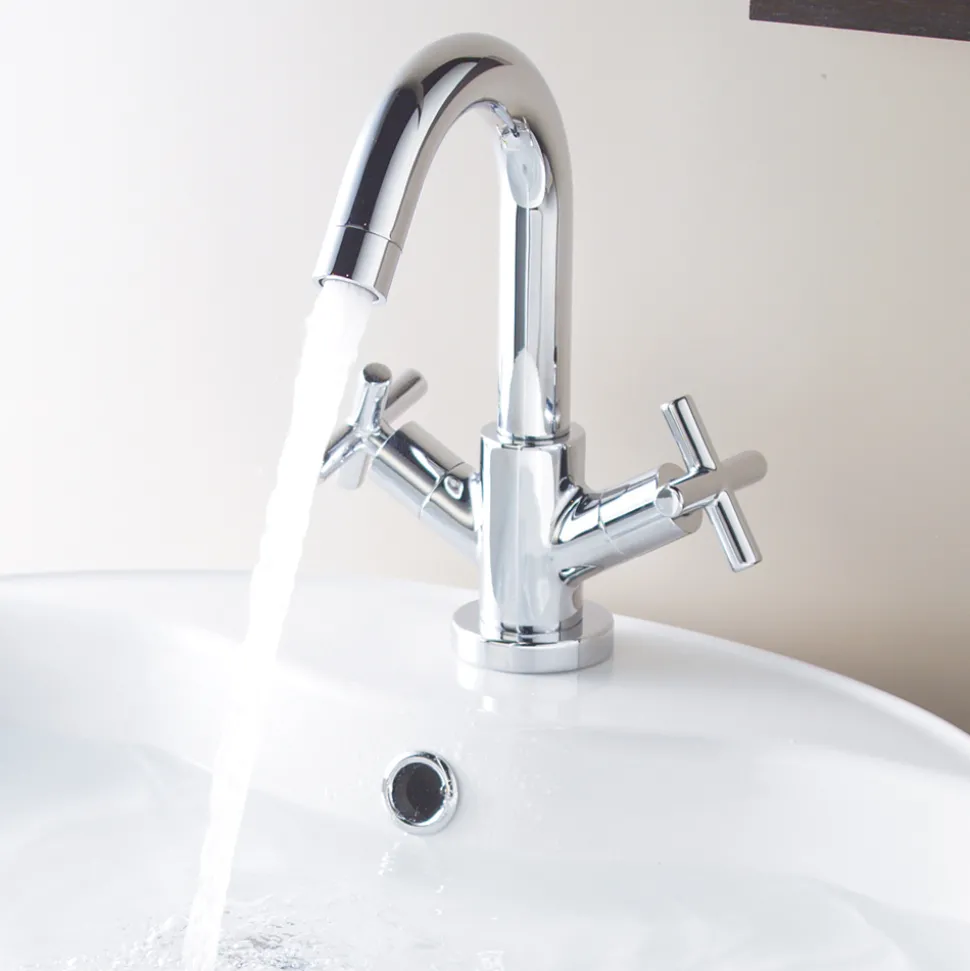 Vado Elements Water Basin Mixer with Clicker Waste