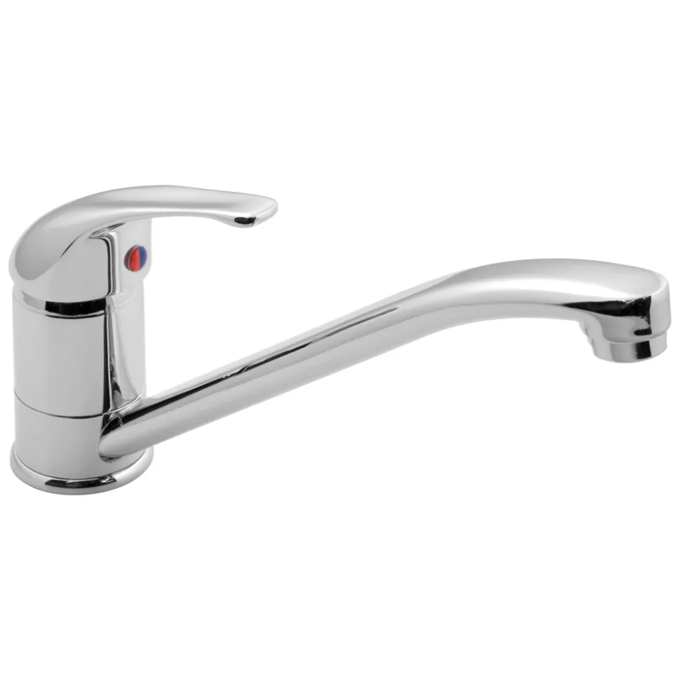 Vado Matrix Single Lever Kitchen Sink Mono Mixer with Swivel Spout
